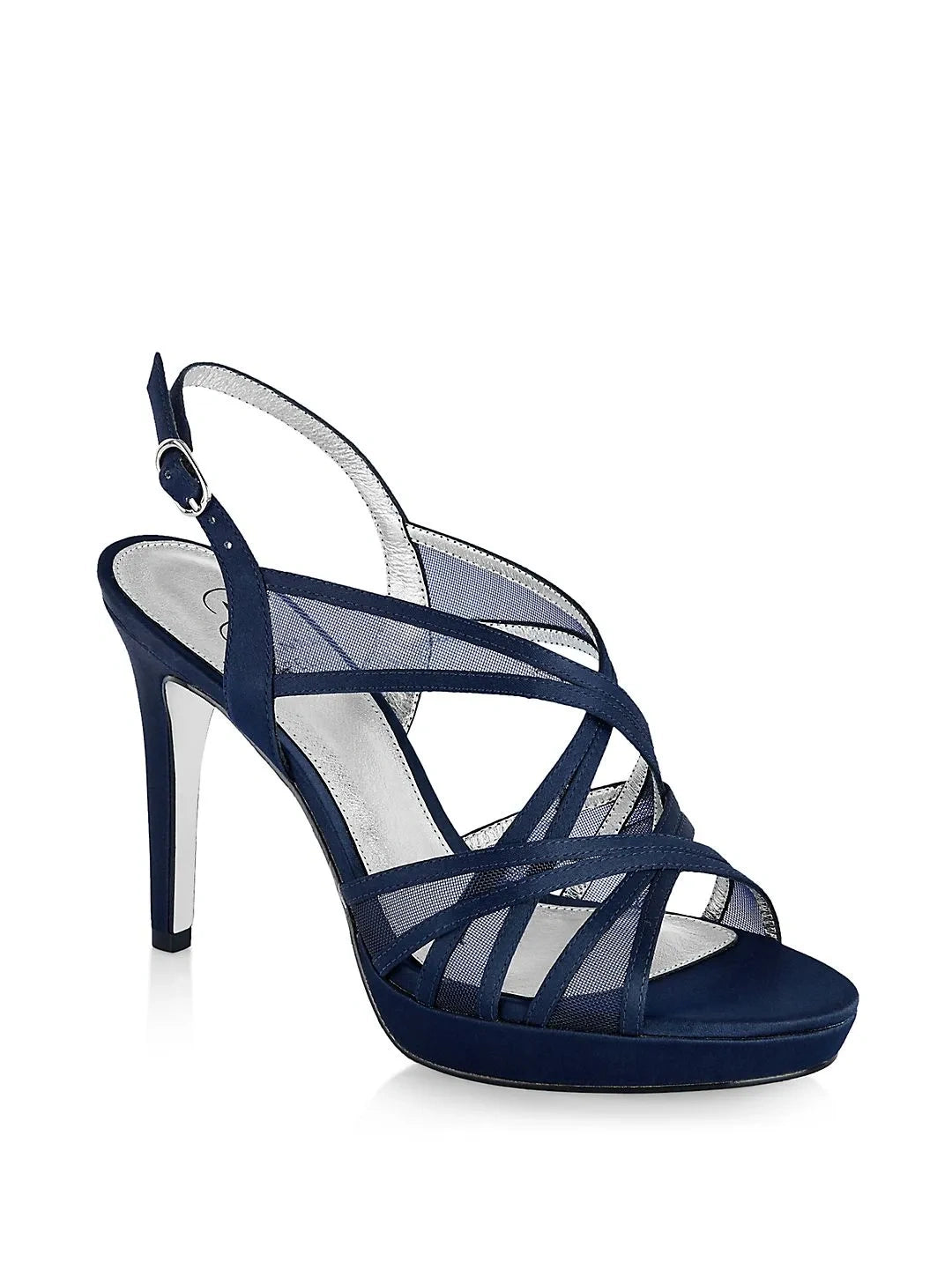 Adri Strappy Satin Platform Sandals (NEW)