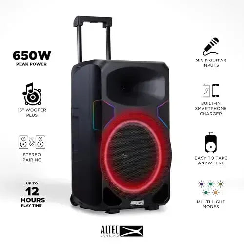 Altec Lansing SoundRover Pro 650 Party Speaker