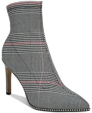 Bar III Womens Melanay F Stretch Pull on Ankle Boots B/W 7 Medium (B M) (NEW)