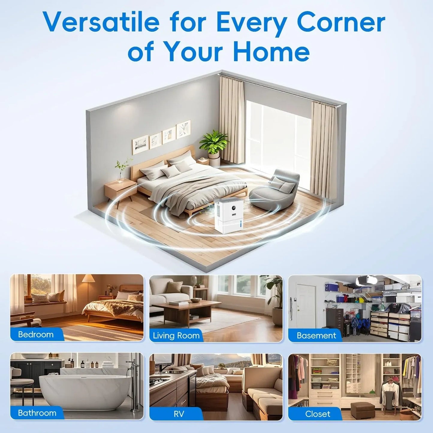 BNTET 2-in-1 Dehumidifier and Humidifier Combo (NEW)