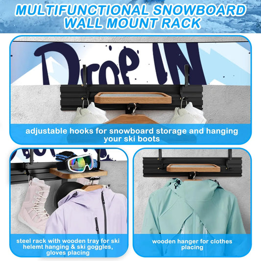 Snowboard Wall Mount Rack (NEW)