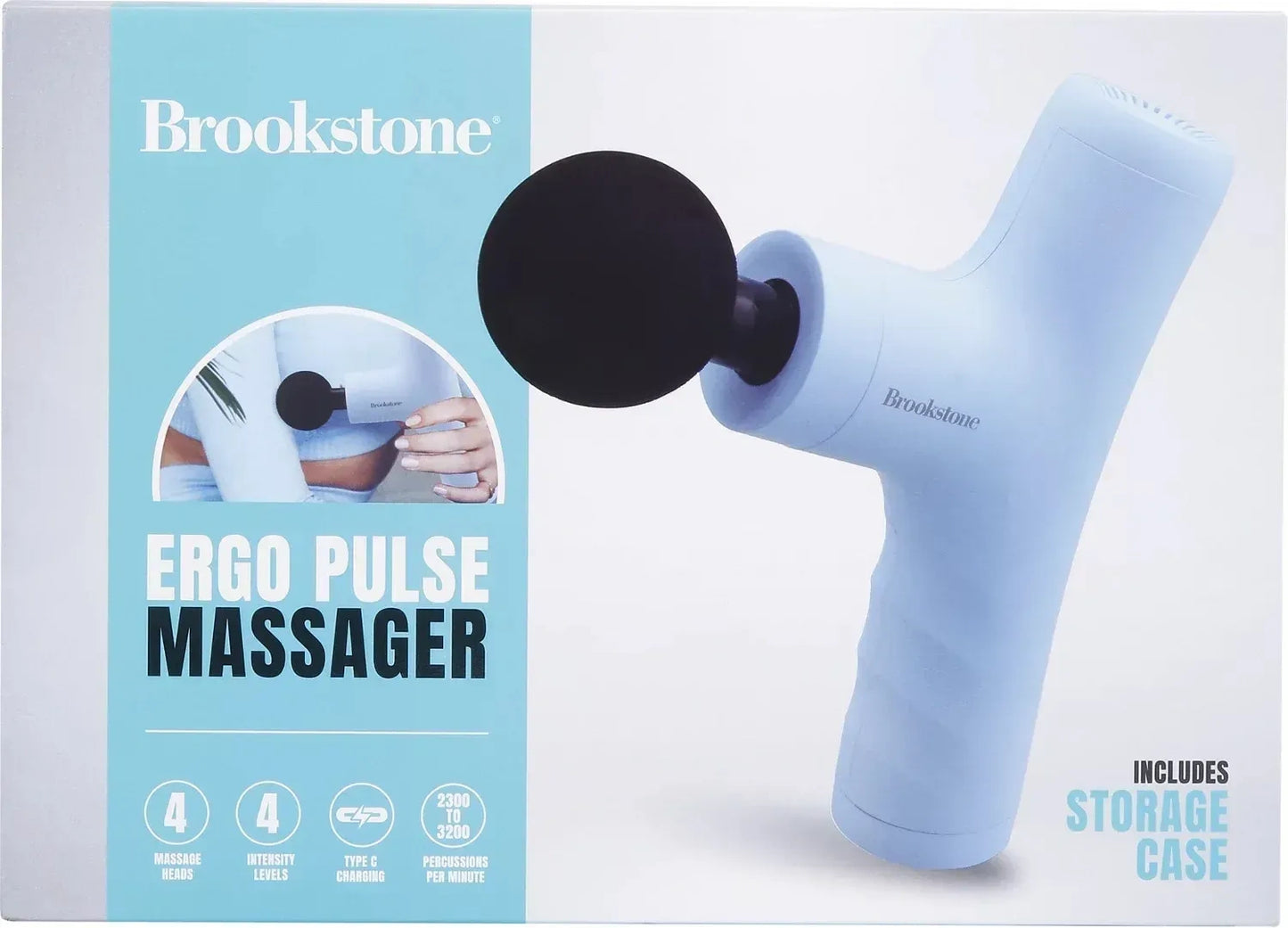 Brookstone Ergo Pulse Massager
