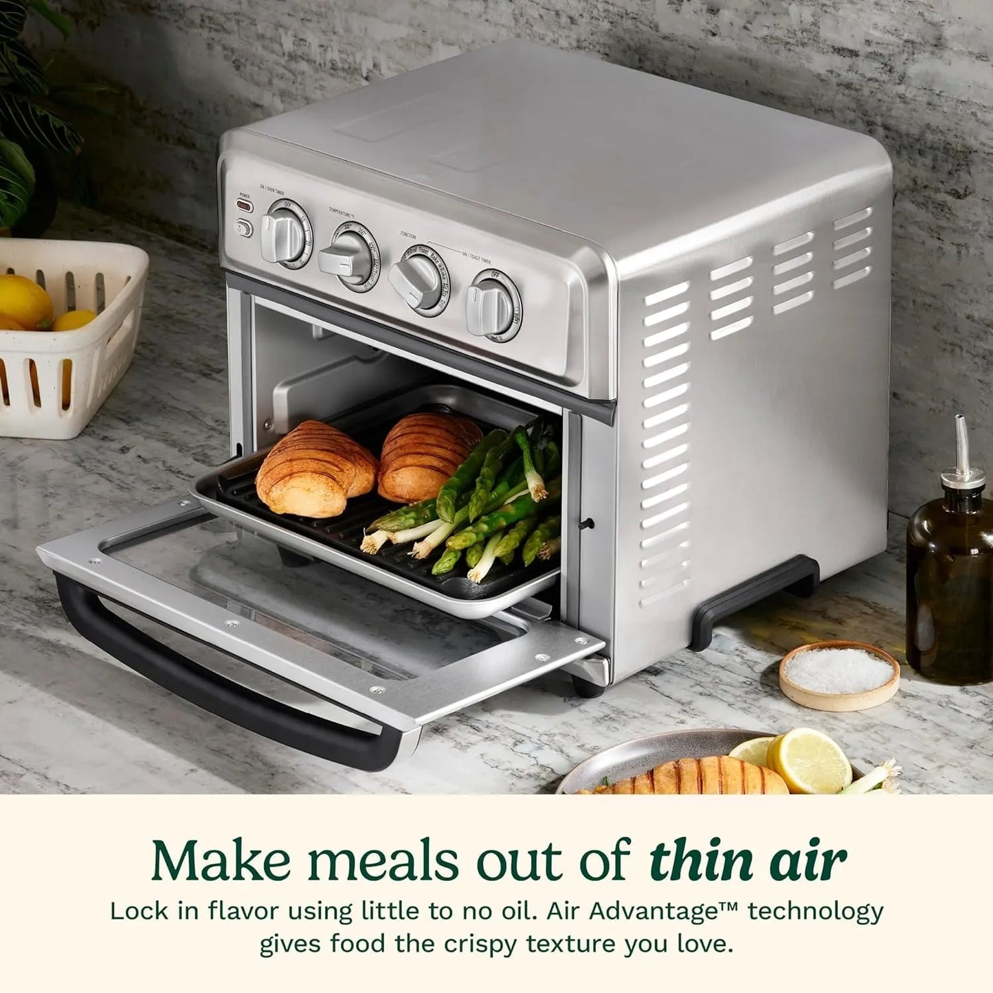 Cuisinart 0.6 Cu. Ft. Air Fryer Toaster Oven with Grill