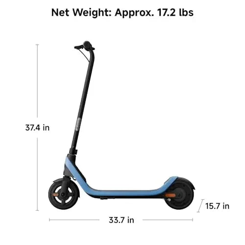 Segway C2 Lite Kids Electric Kick Scooter w/ 5.6 Mile Range