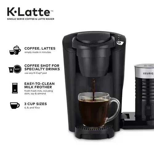 Keurig K Latte Single Serve K-Cup Pod Coffee Maker