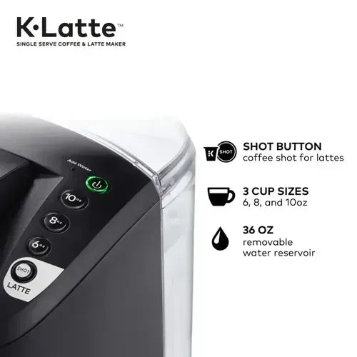 Keurig K Latte Single Serve K-Cup Pod Coffee Maker