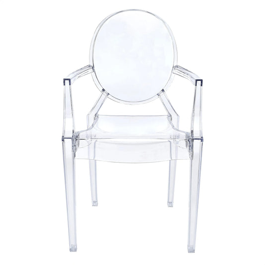 Modern Acrylic Stacking Arm Chair (NEW)