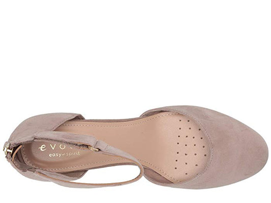 Easy Spirit Women's Pumps TAUPE - Taupe Crystal Suede Pump - Women