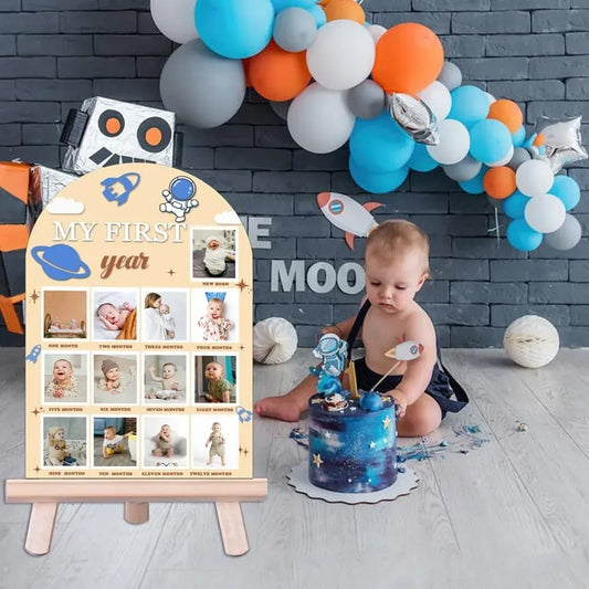 GotGala My First Year Wooden Photo Board (NEW)