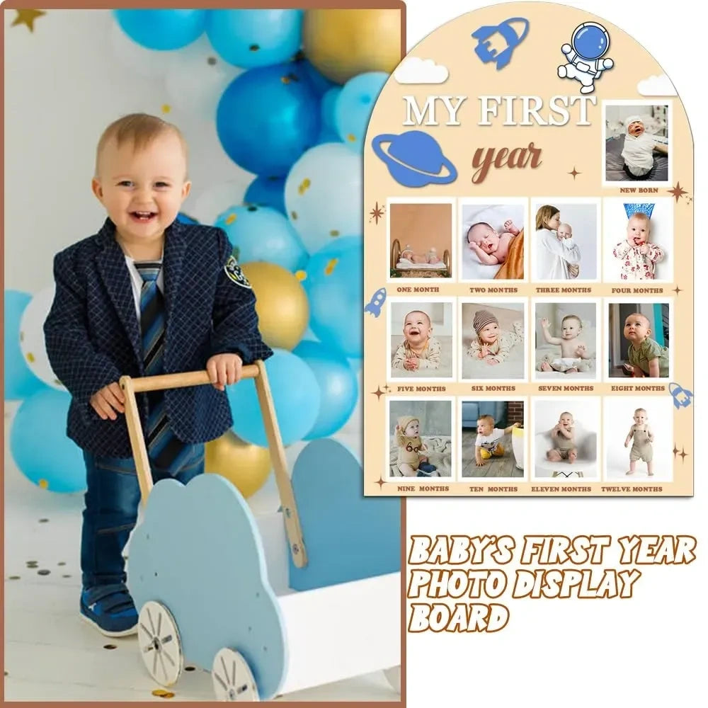 GotGala My First Year Wooden Photo Board (NEW)