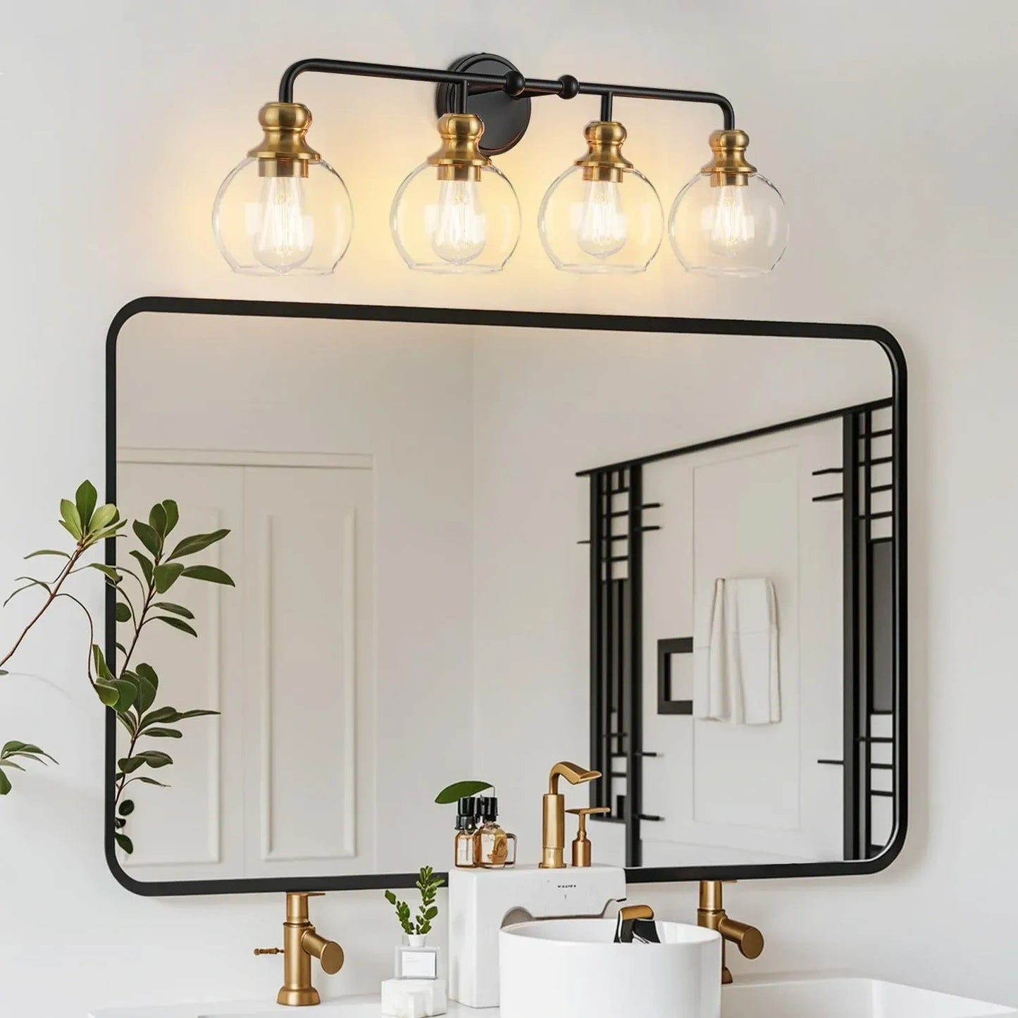 Mateyrie 4-Light Bathroom Vanity Light (NEW)