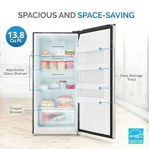 Newair Upright Freezer, Garage Ready Refrigerator, 13.8 cu. ft.