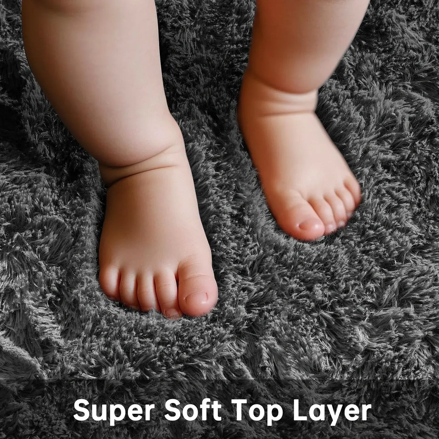 Ophanie 8Ft Grey Circle Area Rug (NEW)