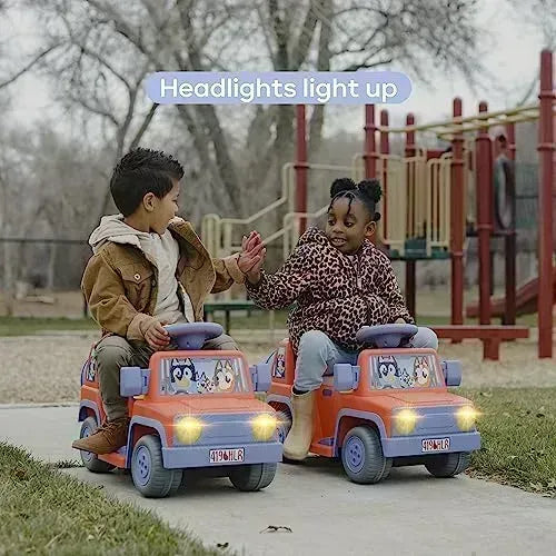 Bluey 6V Ride-On Car for Toddlers