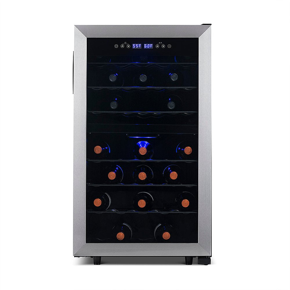 freestanding-dual-zone wine-fridge-nwc043ss00-stainless steel-1