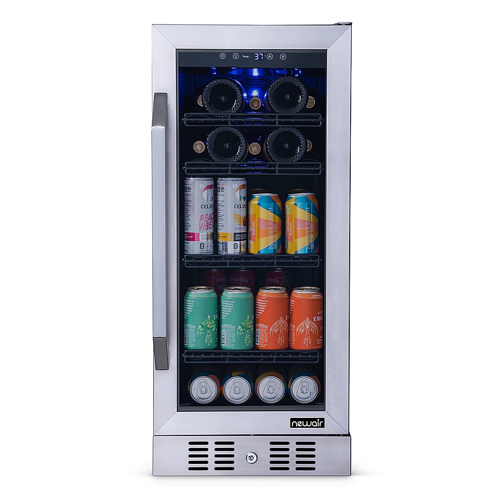 15”-flipshelf-bev-fridge-nwb060ss00-stainless steel-1