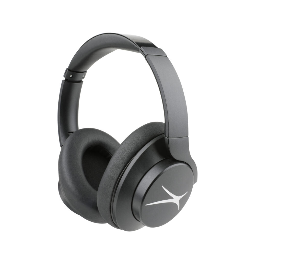 Altec Lansing Comfort Q Headphones Active Noise Cancelling, Black