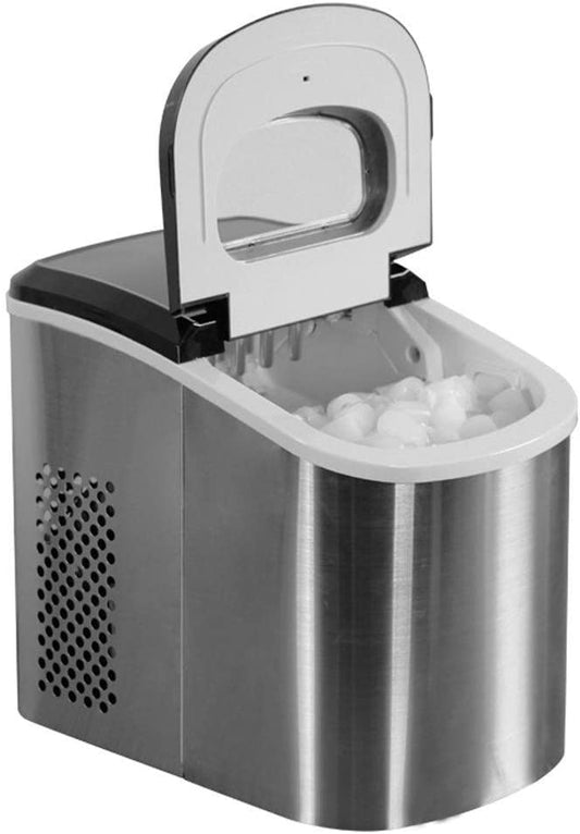 countertop-ice-maker-hnim27st-stainless steel-2