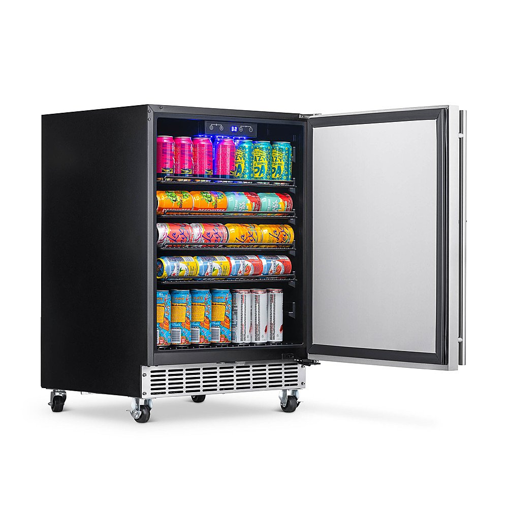 24"-built-in-outdoor-fridge-nof160-stainless steel-3