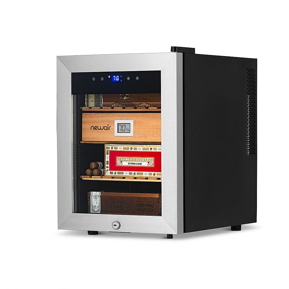electric-cigar-humidor-wineador-nch250-stainless steel-3