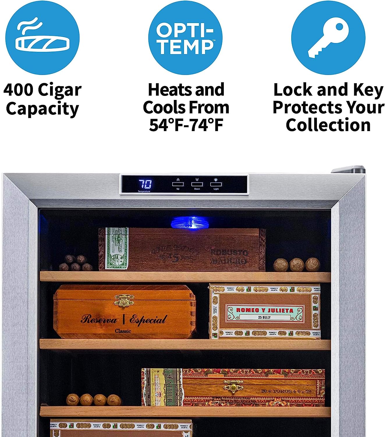 climate-controlled-cigar-humidor-cc-300-stainless steel-5