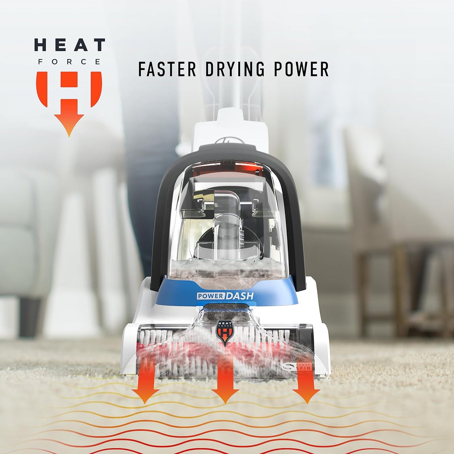 Hoover PowerDash Pet Compact Carpet Cleaner, FH50700
