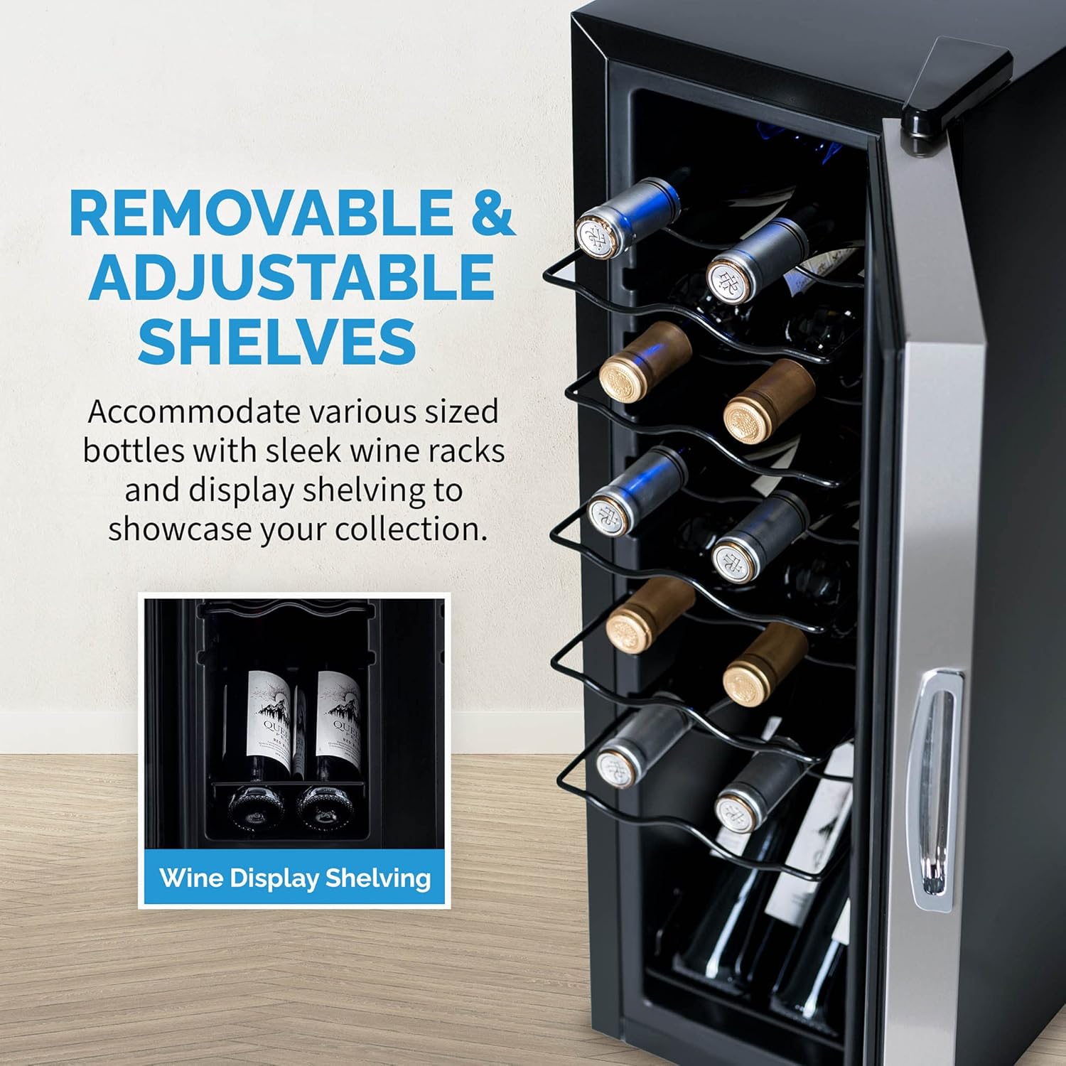 Newair 12 Volt Wine Cooler NewAir 12 Bottle 39 Can Dual Zone Wine