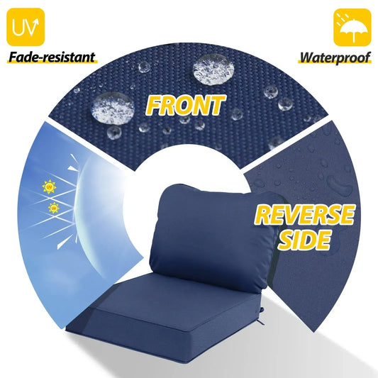 Outdoor Waterproof Deep Seat Cushions (NEW)