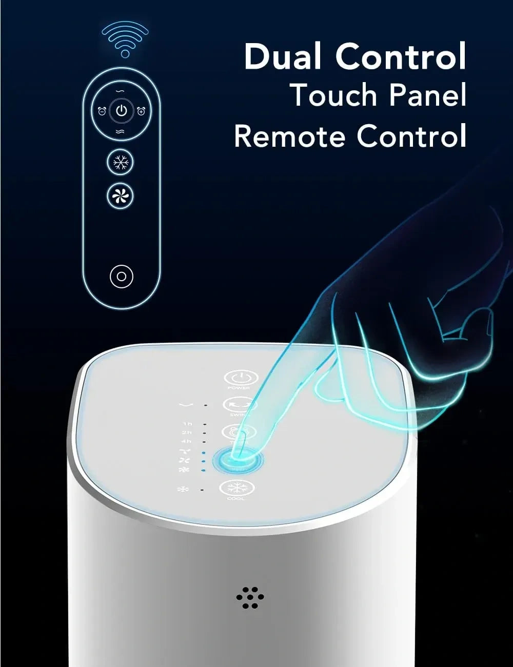 AIRTHRYL 3-in-1 50W Quiet Portable Air Conditioners with 3 Speed (NEW)