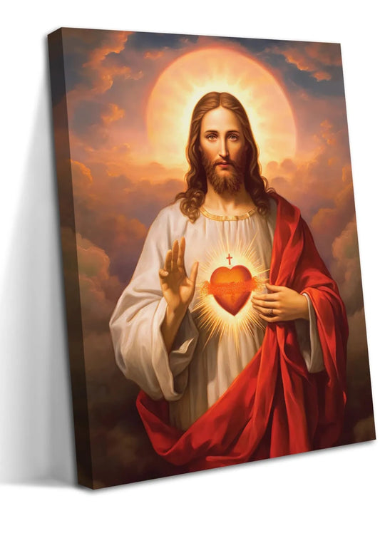 Jesus Sacred Heart Christian Wall Art (NEW)