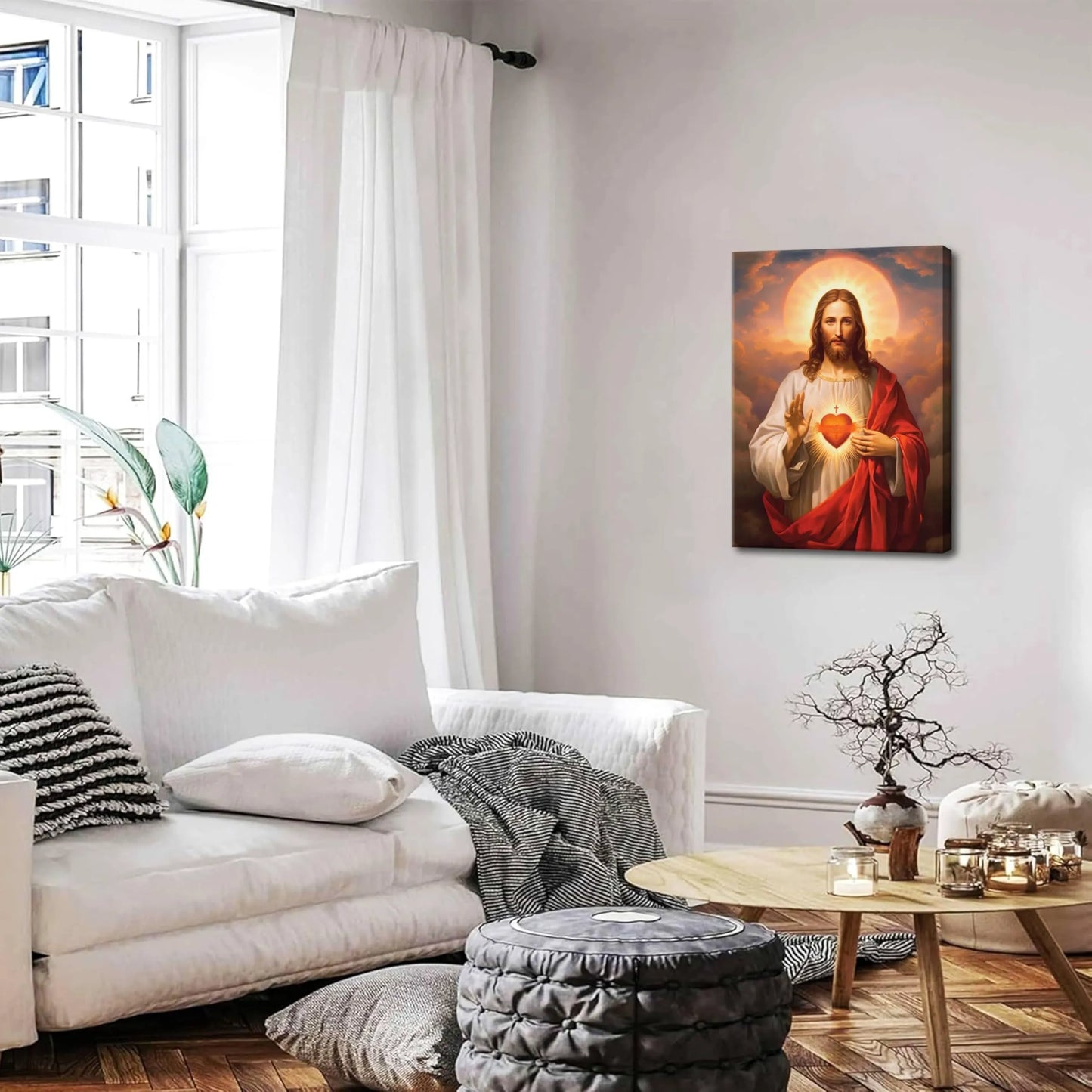 Jesus Sacred Heart Christian Wall Art (NEW)