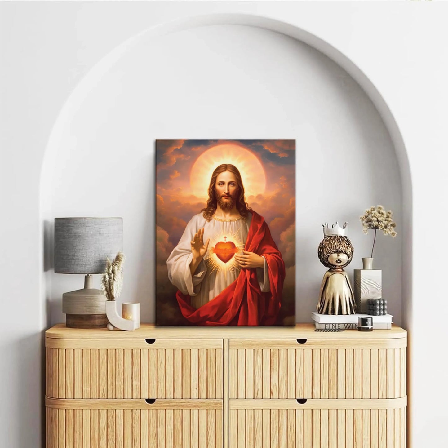 Jesus Sacred Heart Christian Wall Art (NEW)