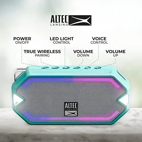 Altec Lansing HydraMini Everything Proof Wireless Bluetooth Speaker