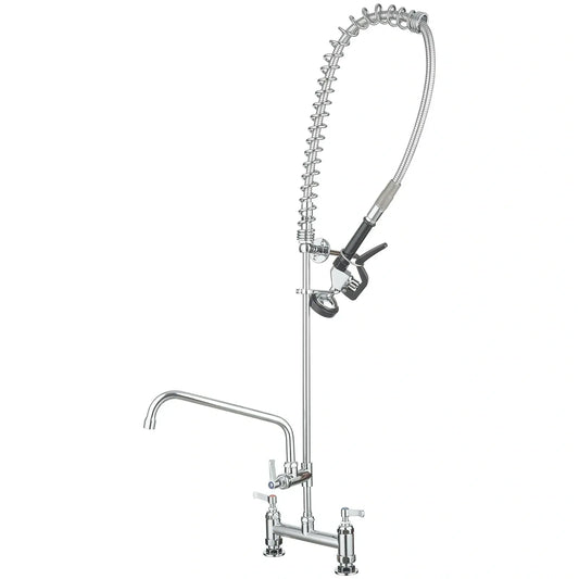 BATHFINESSE Commercial Faucet with Sprayer (NEW)