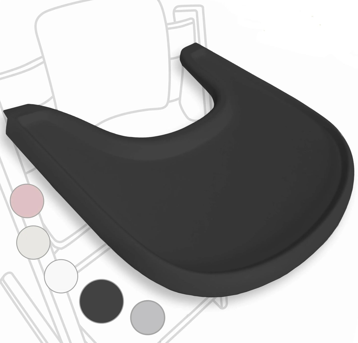 Babarta High Chair Tray Compatible with Stokke Tripp Trapp Chair (NEW)