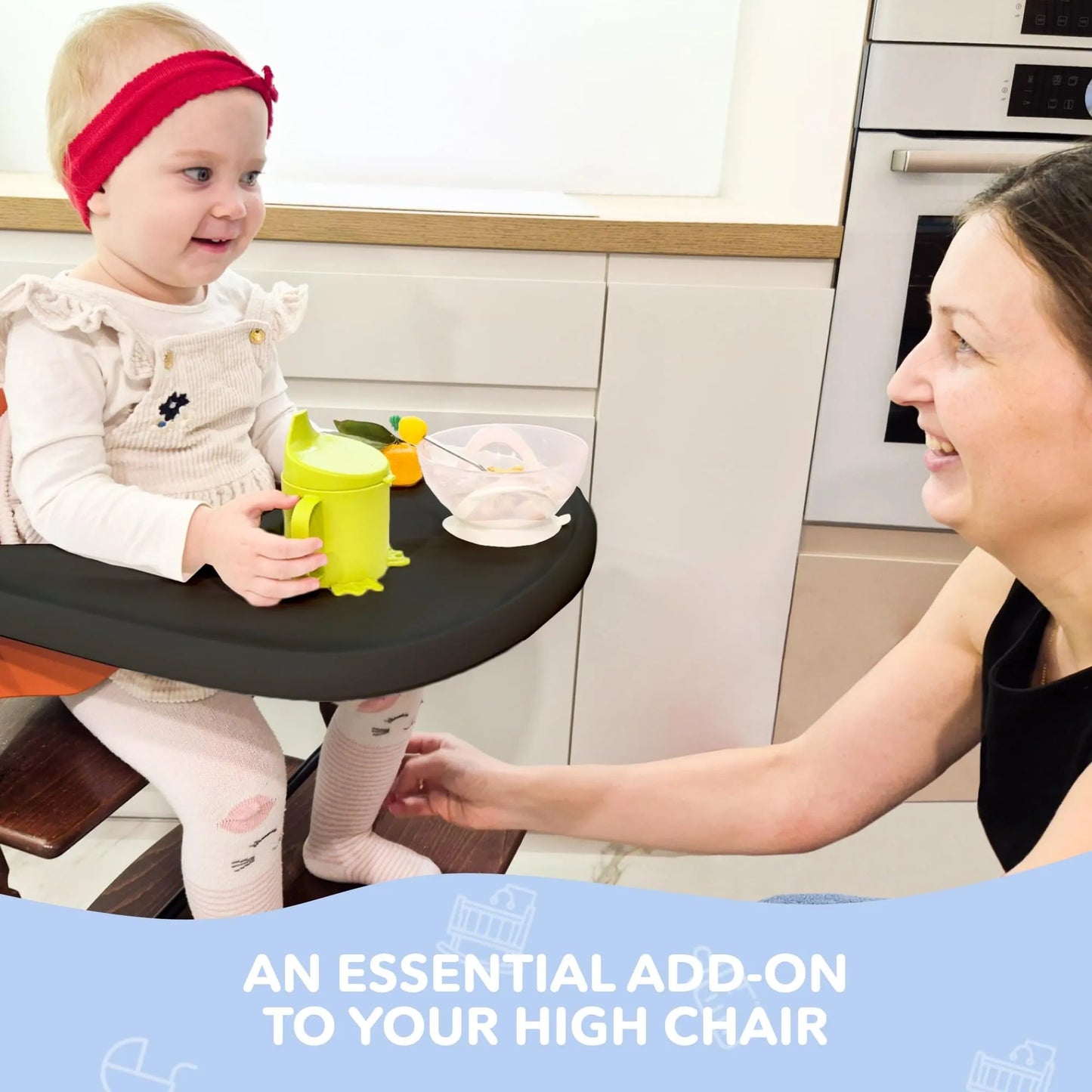 Babarta High Chair Tray Compatible with Stokke Tripp Trapp Chair (NEW)