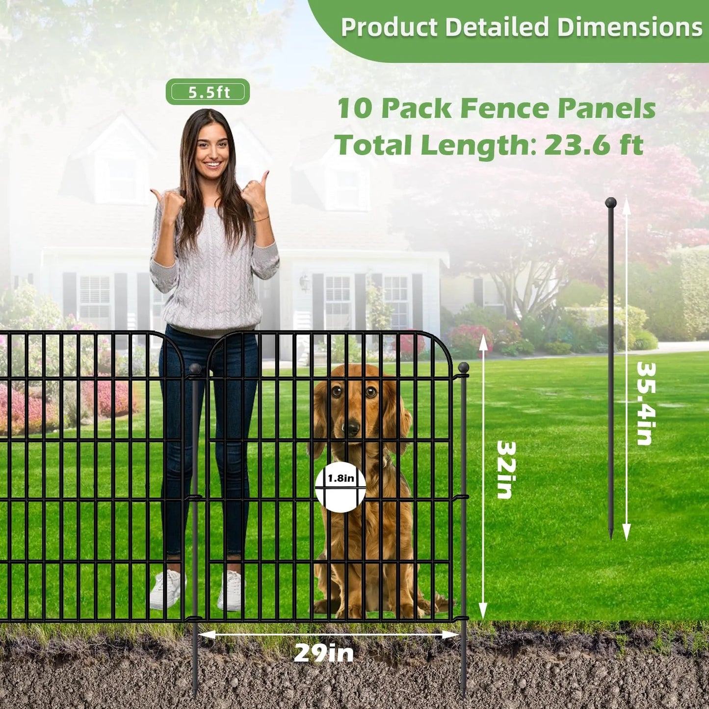 Blingluck Decorative Garden Fence (NEW)