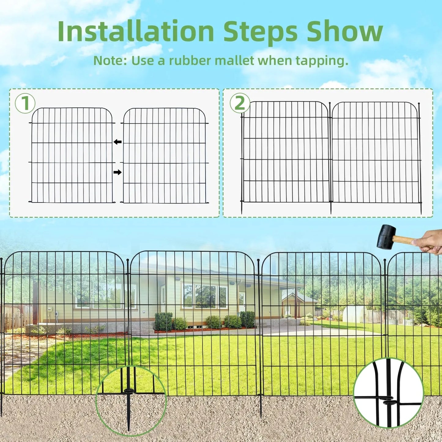 Blingluck Decorative Garden Fence (NEW)