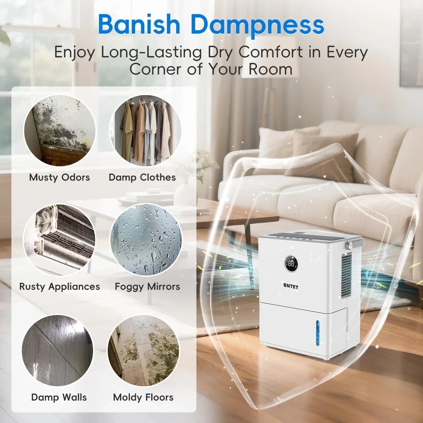 BNTET 2-in-1 Dehumidifier and Humidifier Combo (NEW)