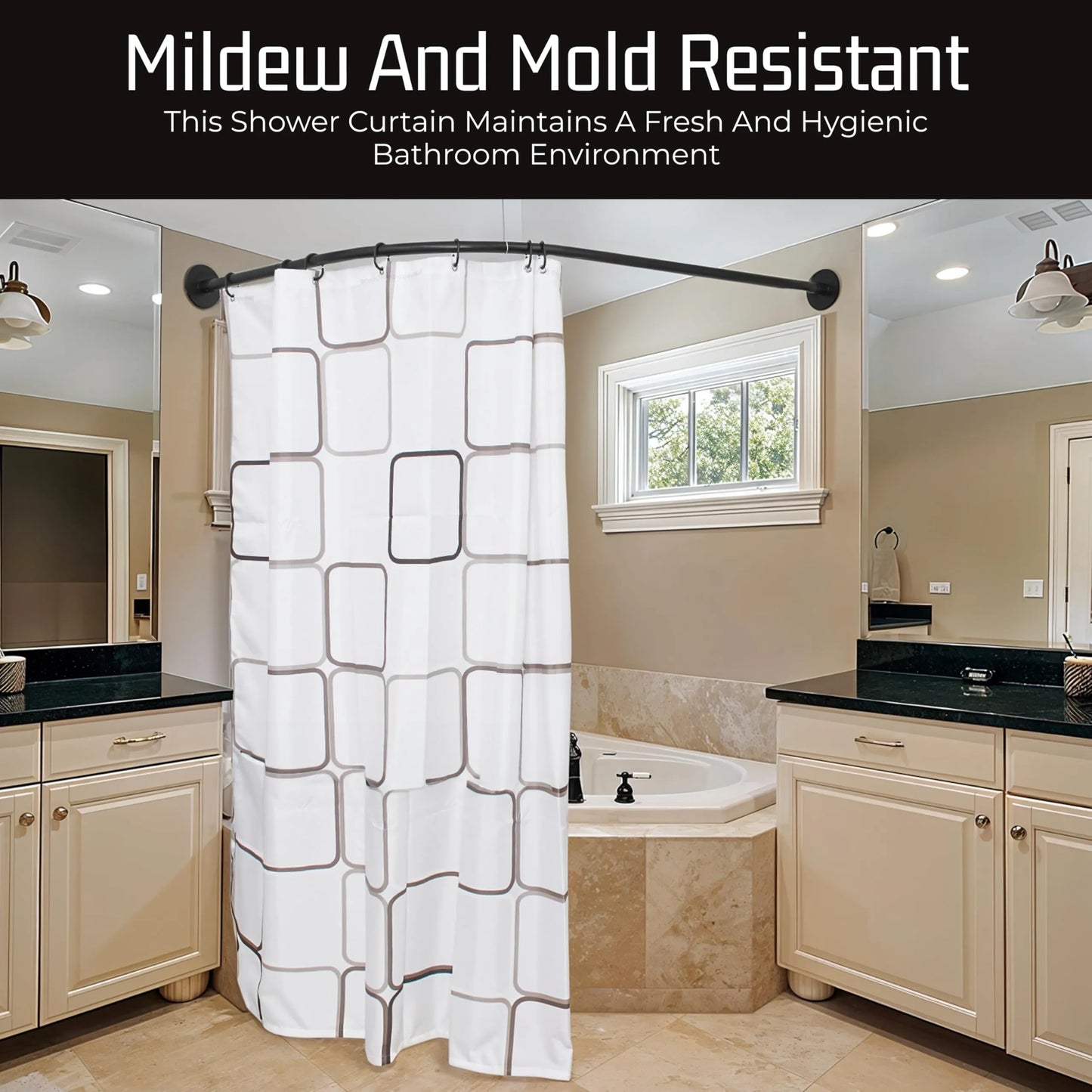 Bolt Dropper Clawfoot Tub Shower Rod (NEW)