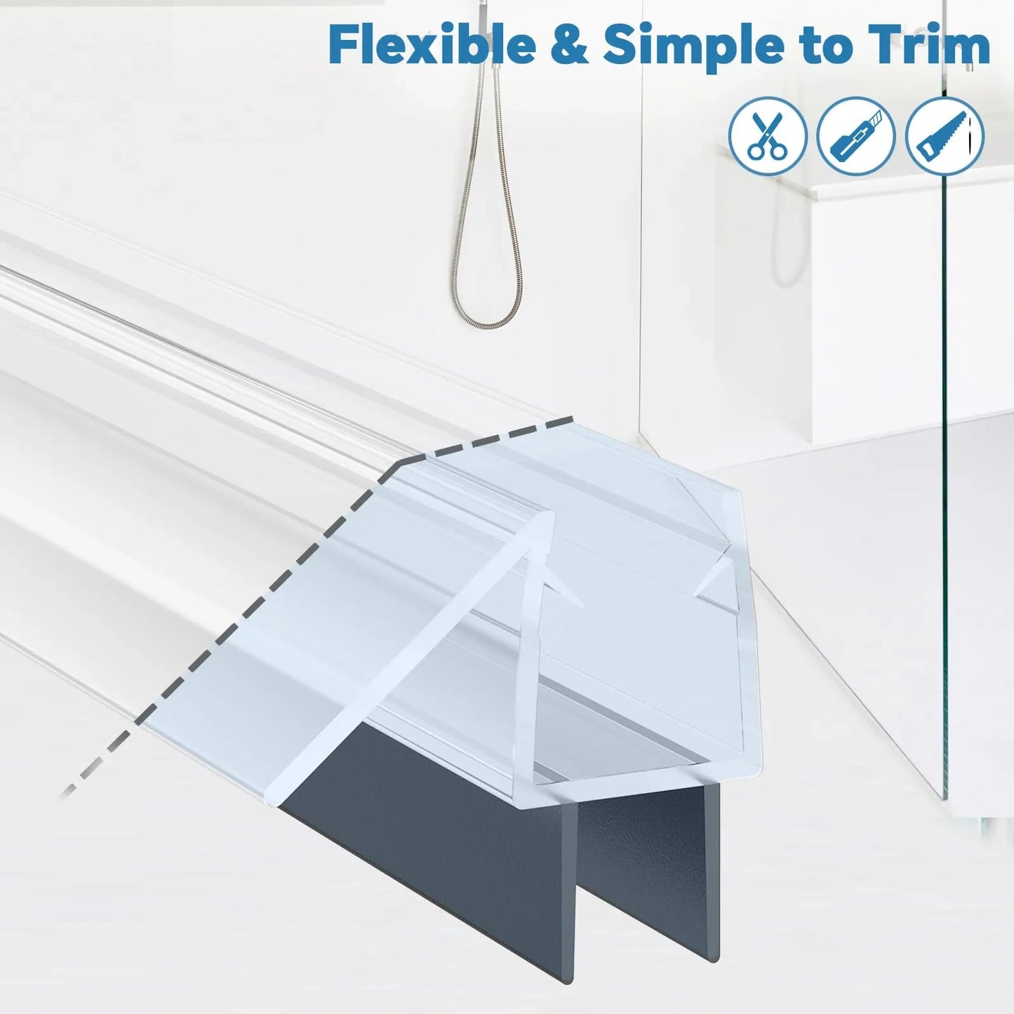Shower Door Bottom Seal Strip (NEW)