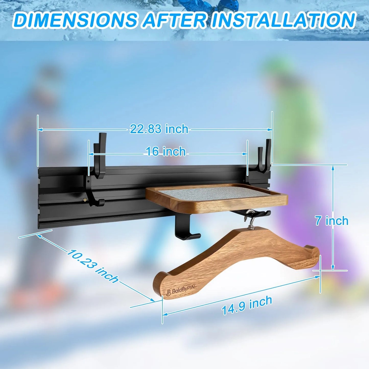 Snowboard Wall Mount Rack (NEW)