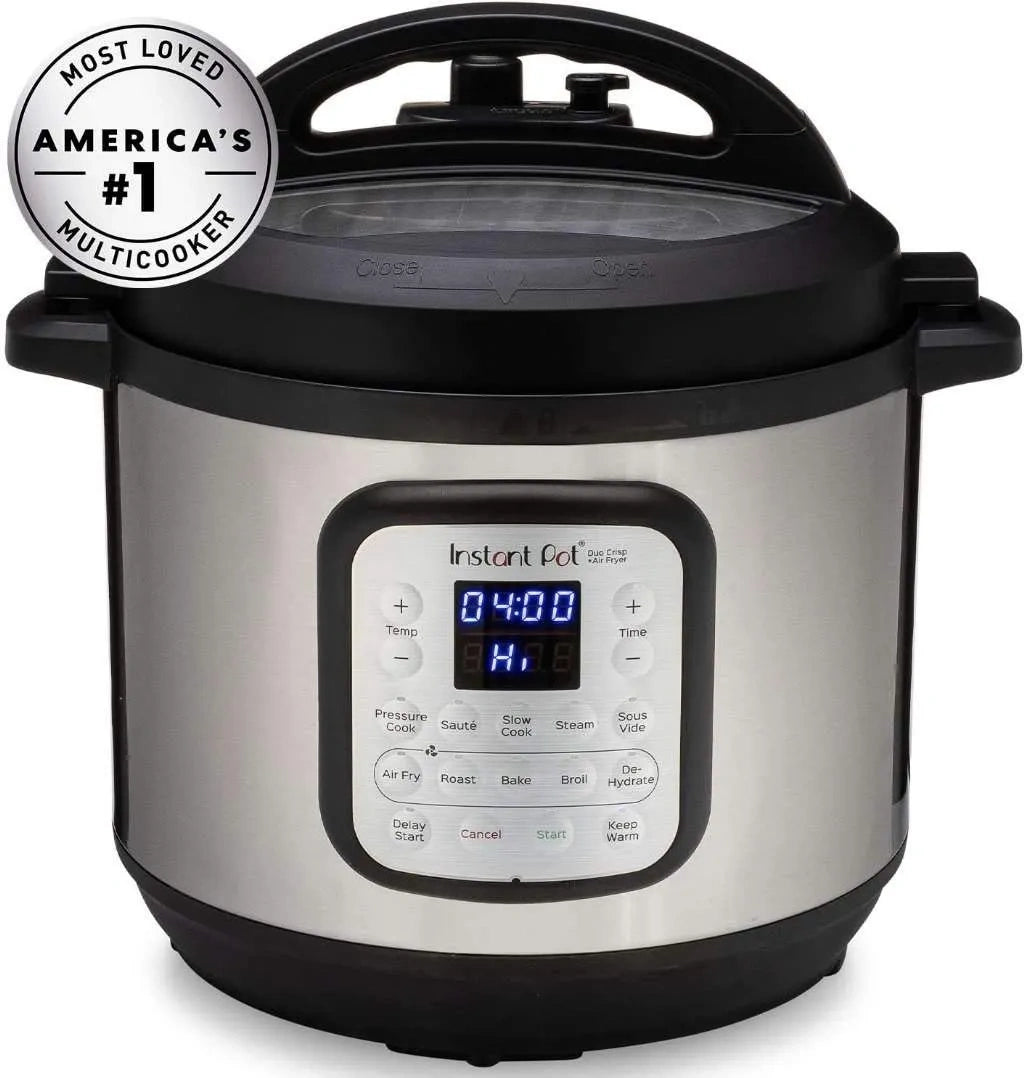 Instant 8 Quart Duo Crisp 11-in-1 Electric Pressure Cooker with Air Fryer