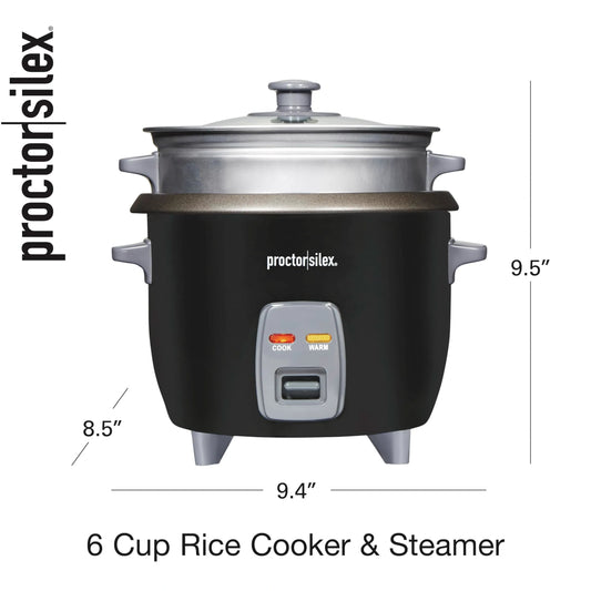 Proctorsilex 6 Cup Rice Cooker & Steamer