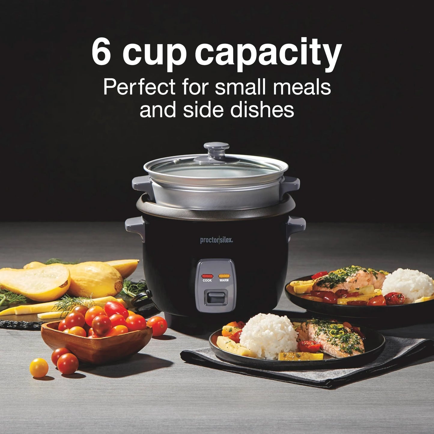 Proctorsilex 6 Cup Rice Cooker & Steamer