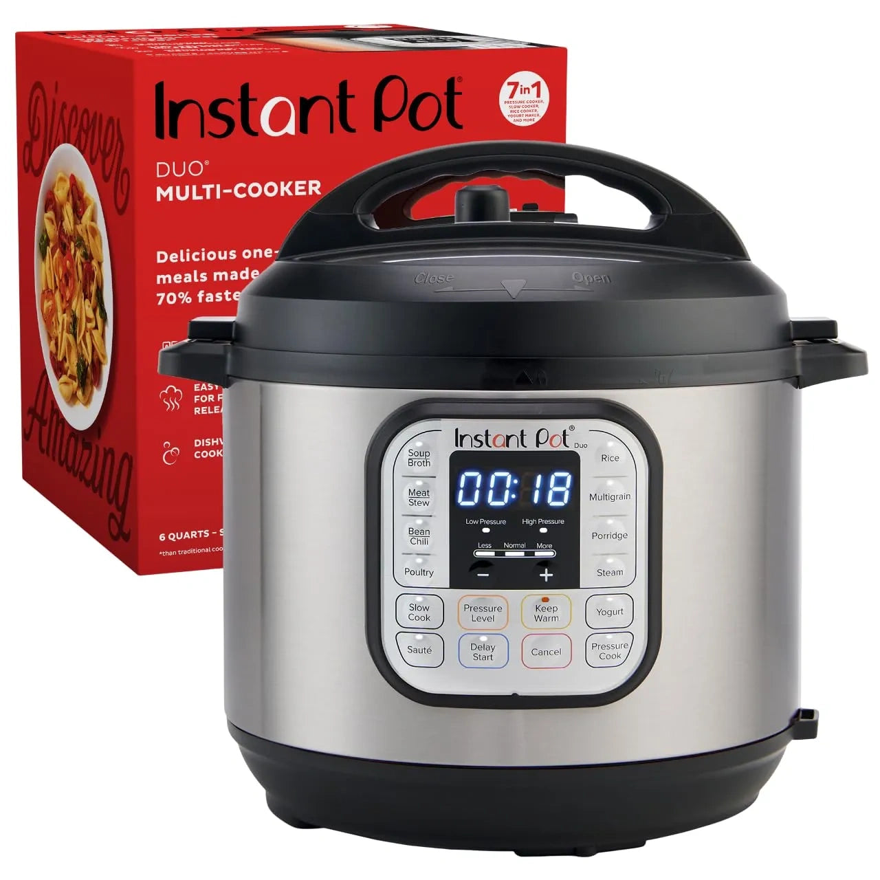 Instant 6Qt Duo Pressure Cooker