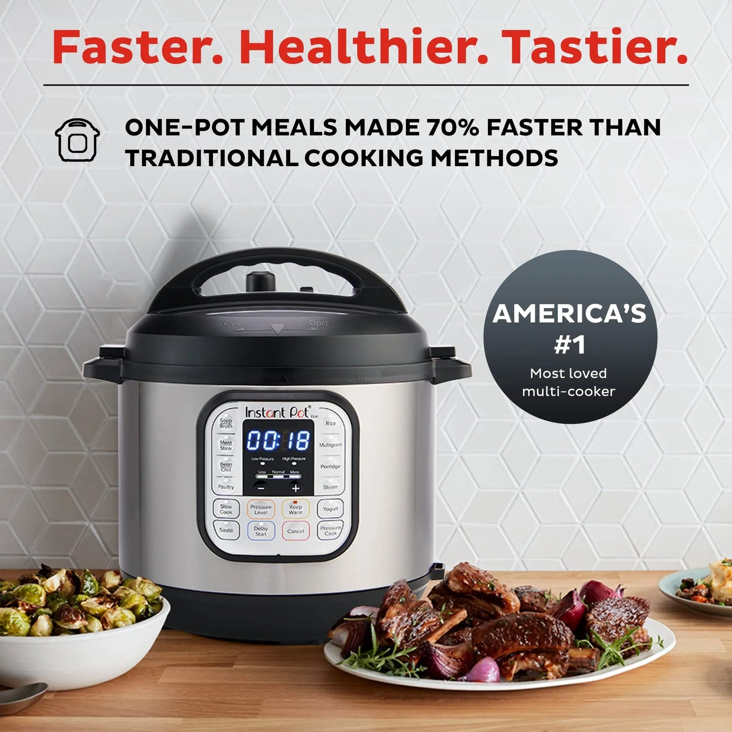 Instant 6Qt Duo Pressure Cooker