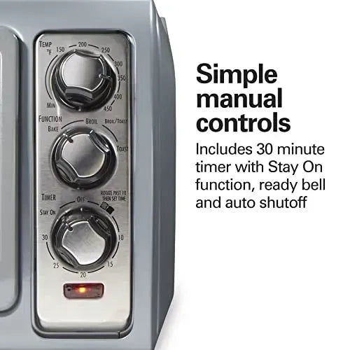 Hamilton Beach 6 Slice Countertop Toaster Oven