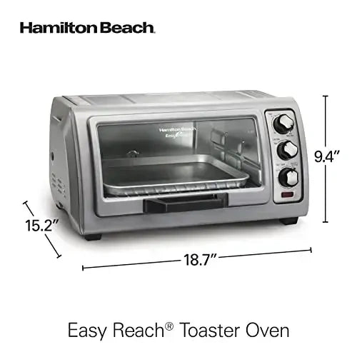 Hamilton Beach 6 Slice Countertop Toaster Oven