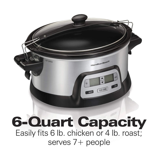 Hamilton Beach FlexCook 6qt Digital Slow Cooker
